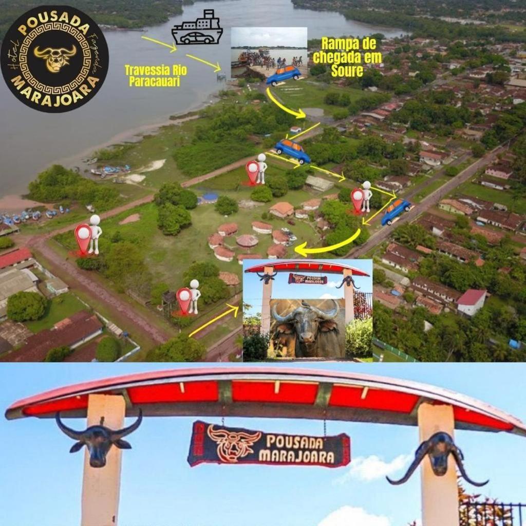 Pousada Marajoara- Hotel Fazenda-Turismo De Aventura Soure Esterno foto